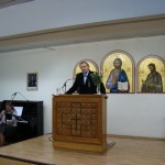 Τη γιορτή μας τίμησε με την παρουσία του ο Πρύτανης του Αριστοτελείου Πανεπιστημίου Θεσσαλονίκης κ. Αναστάσιος Μάνθος