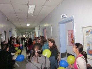 Στιγμιότυπο από την περσινή μας επίσκεψή στο Νοσοκομείο Παίδων “Αγλαΐα Κυριακού”